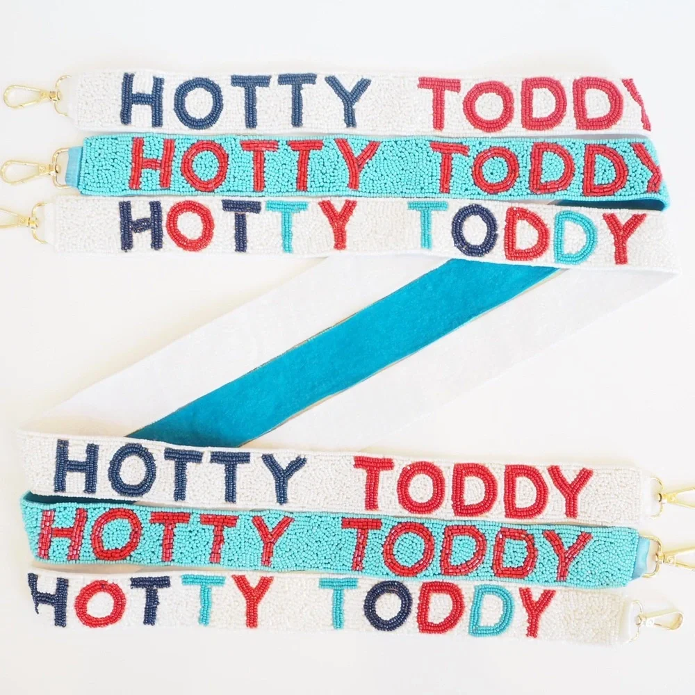 Beaded Ole Miss Rebs Purse Strap Hotty Toddy Collegiate - Picture 4 of 7